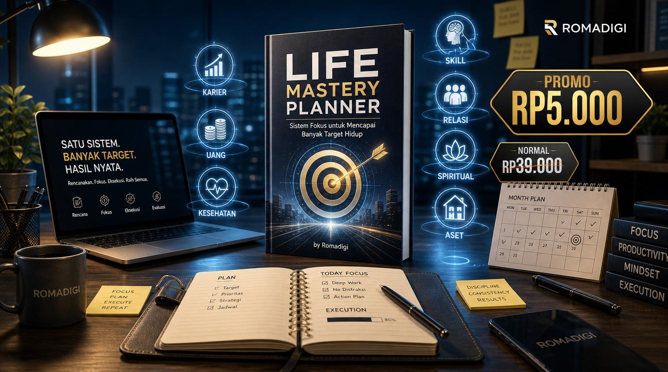 Life Mastery Planner: Sistem Fokus untuk Mencapai Banyak Target Hidup