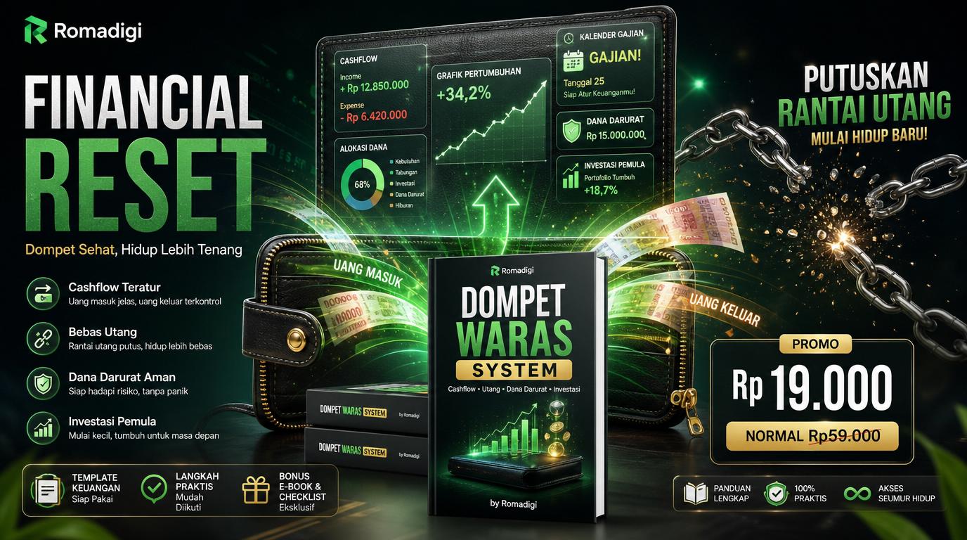 Dompet Waras System: Panduan Atur Cashflow, Utang & Investasi Pribadi
